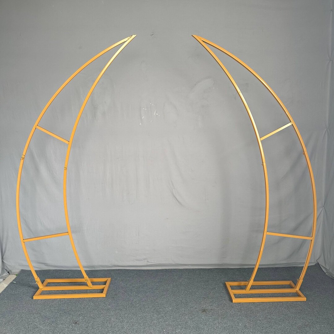 Half Moon Flower Arch Stand Wedding Arch Wedding Backdrop Etsy