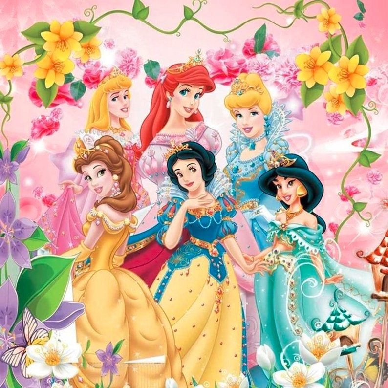 Disney Princess 5D Diamond Painting Kit Full Drill Diamond | Etsy