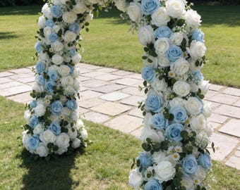 Ghirlanda Di Rose Artificiali Da 2 Pezzi, Vite Di Fiori Artificiali Da Appendere Alla Parete Rosa Rosa 92359331