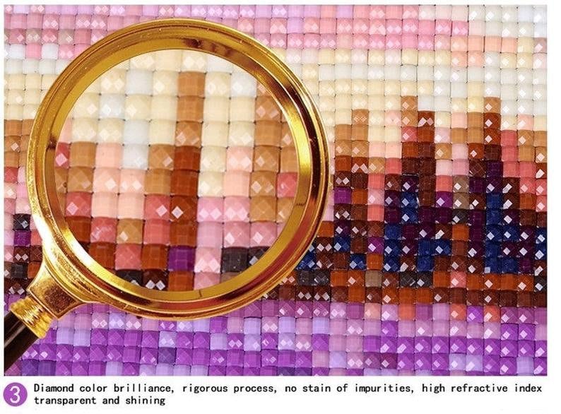 5D Diamond Painting Blue Eyes Full SquareRound Drill Mosaic Diamond Embroidery Cross Stitch Kits Wall Painting Home Decro