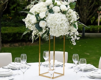 White Hydrangea Rose Flower Ball,Table Flowers Centerpiece ,Wedding Arrangement