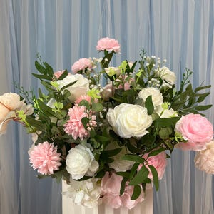 Pink Peony Flower Ball,Wedding Table Centerpieces,Table Flower Ball,Wedding Table Flower Centerpieces,Wedding Bouquets,Wedding Party Decor