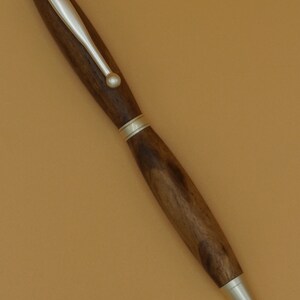 Walnut ballpoint pen, Voltaire image 4