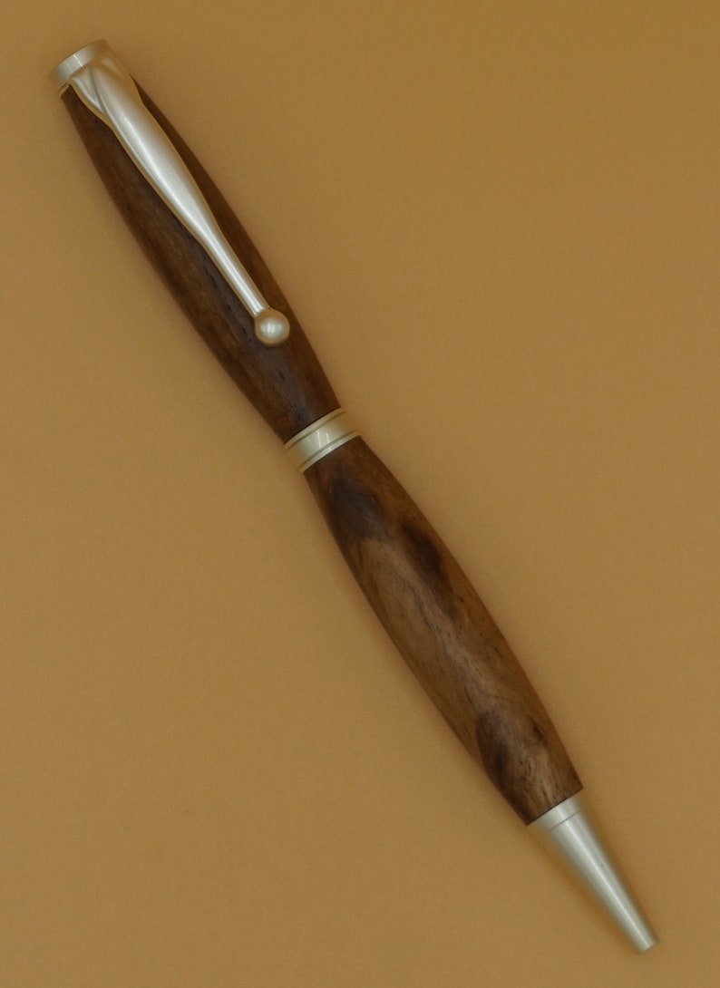 Walnut ballpoint pen, Voltaire image 4