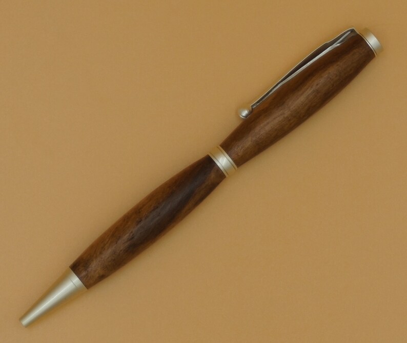 Walnut ballpoint pen, Voltaire image 2