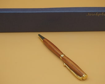Special &quot;rose wedding&quot; rosewood ballpoint pen