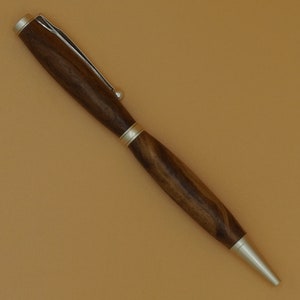 Walnut ballpoint pen, Voltaire image 3