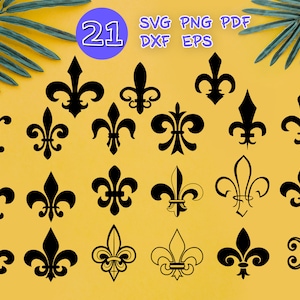 FLEUR SVG, mardi gras svg, fleur de lis clipart, fleur de lis cricut, fleur monogram, fleur silhouet, stencil, vector, sticker, cut file