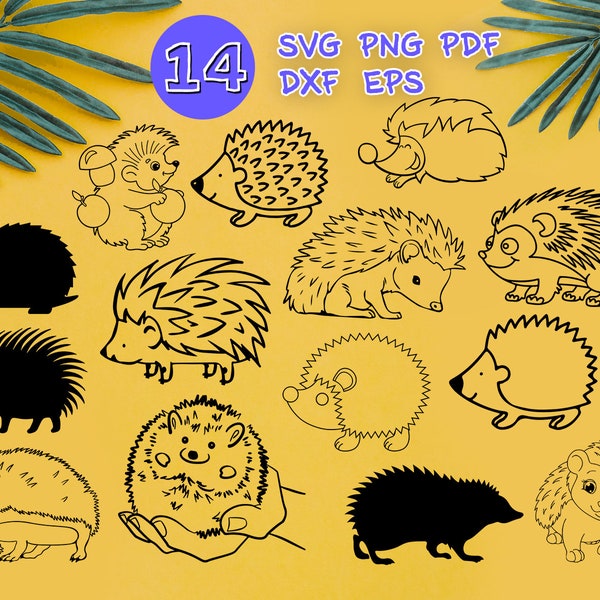 HEDGEHOG SVG, hedgehog, hedgehog dxf, hedgehog silhouette, hedgehog face svg, hedgehog vector, hedgehog cut files, hedgehog cricut, outline