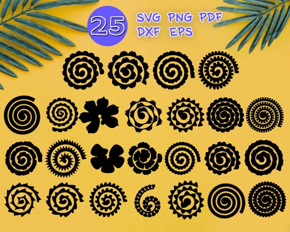 Download ROLLED FLOWER SVG flower svg flowers svg rolled flower svg ...