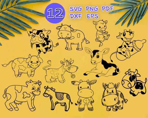Free Free 78 Baby Cow Head Svg SVG PNG EPS DXF File