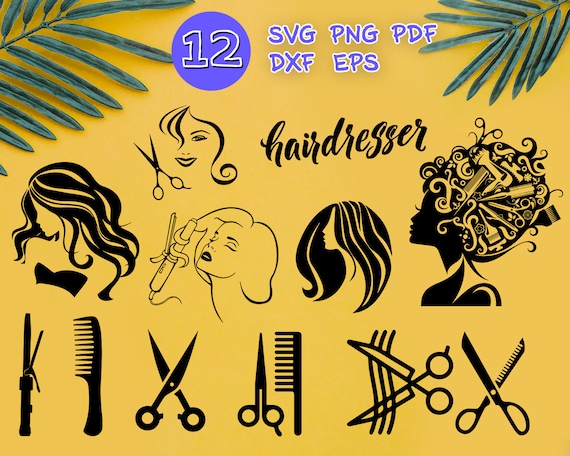 Download Hairdresser Svg Hairstylist Svg Hair Stylist Svg Barber Etsy