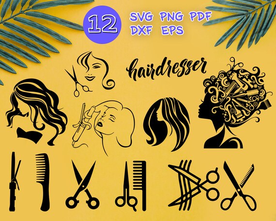 Download Hairdresser Svg Hairstylist Svg Hair Stylist Svg Barber Etsy