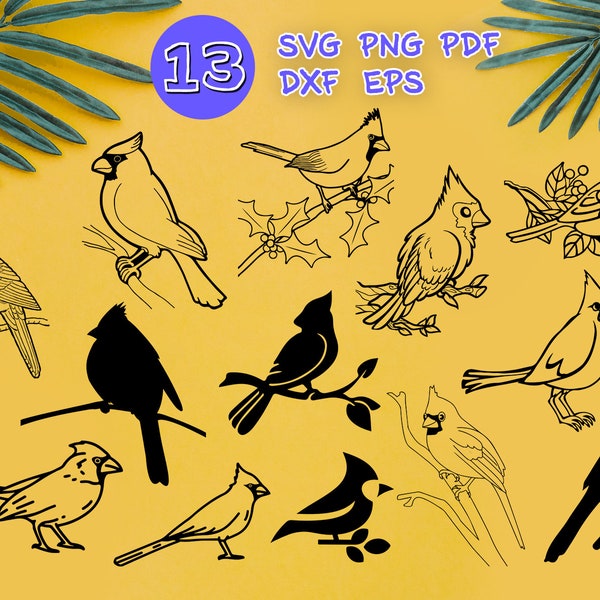 CARDINAL BIRD SVG, cardinal svg, cardinal svg, christmas svg, cardinal clipart, cardinal dxf, cardinal silhouette, stencil, iron-on, outline