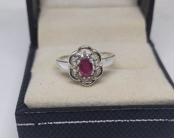 Wonderful Natural Ruby Ring, Ruby Jewelry, 925 Sterling Silver Ring, Statement Ring, Gemstone Ring, Gift For Her