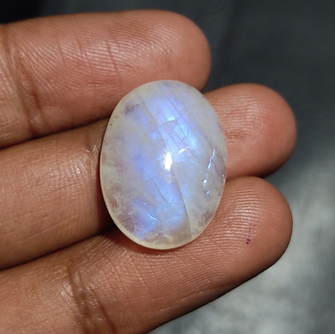 Natural Rainbow Moonstone Cabochon Aaa Quality Gemstone Etsy