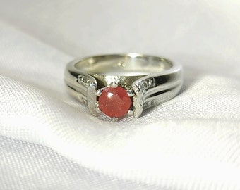 Beautiful Natural Ruby Ring, Ruby Jewelry, 925 Sterling Silver Ring, Statement Ring, Gemstone Ring, Gift For Her