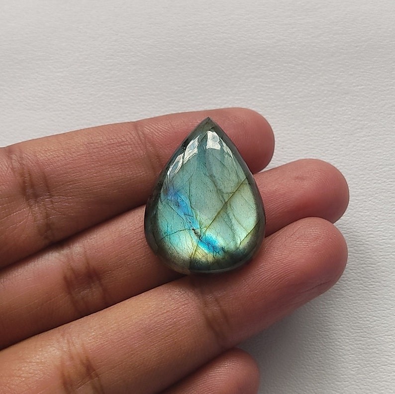 Best For Silver,Wire wrap Jewelry MULTI FIRE LABRADORITE Cabochon Loose Gemstone