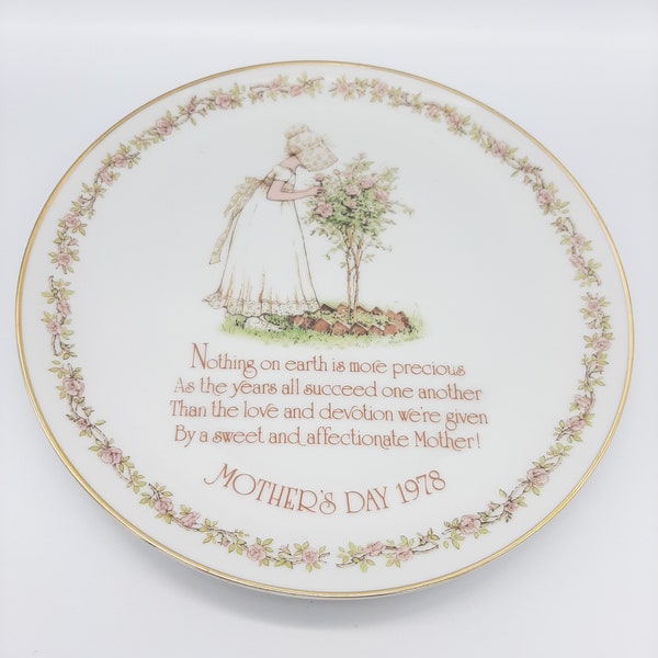 Vintage Holly Hobbie Mothers Day 1978 Plate