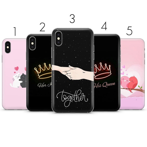 King Queen Phone Case Etsy
