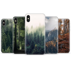 Beautiful Woods Forest Landscape Mist Mountains Nature case cover for iPhone 7, 8, 11, 12, Galaxy S10, S20, A40, A50, A51,  P20, P30