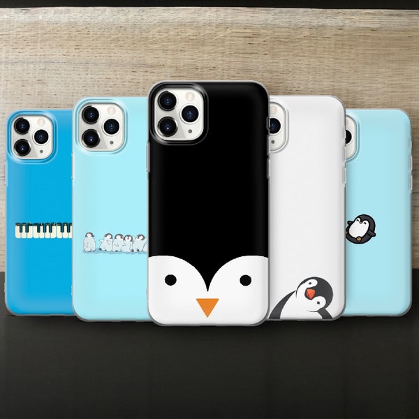 Cute penguin phone case, pengleng cover for iPhone 15 Pro Max, 14 Plus, 13, 12, 11 & Samsung S24, S23, A54, Pixel 8 Pro, 7