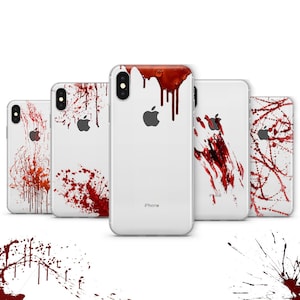 Custodia per telefono insanguinata, cover per telefono da vampiro per iPhone 15 Pro Max, 14 Plus, 13, 12, 11 e Samsung S24, S23, A54, Pixel 8 Pro, 7