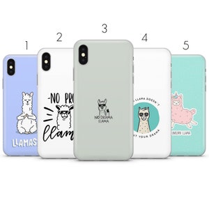 Funny Llama Puns Phone Case: iPhone, Samsung, Pixel