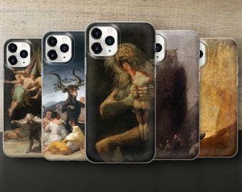 Francisco Goya Phone Case | Saturn Devouring His Son iPhone 16 15 14 Samsung S25 S24 | Dark Art Gothic Case