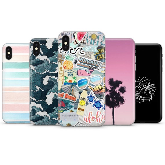 Summer Vibes Phone Case, Beach Cover for iPhone 12, 7, 8+