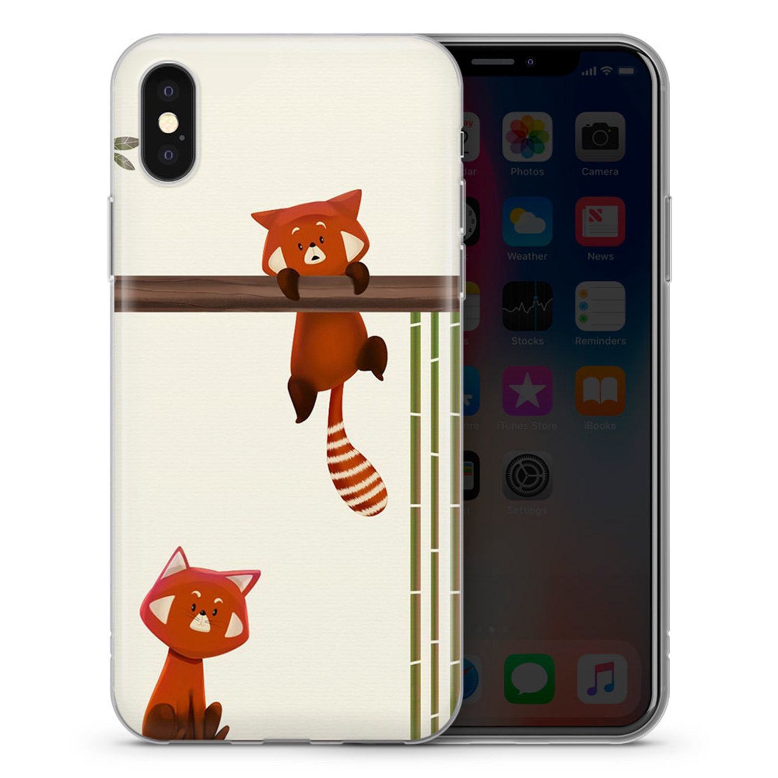 Red Panda Phone Case Cute Animals Cover for Iphone 7 8 11 Etsy
