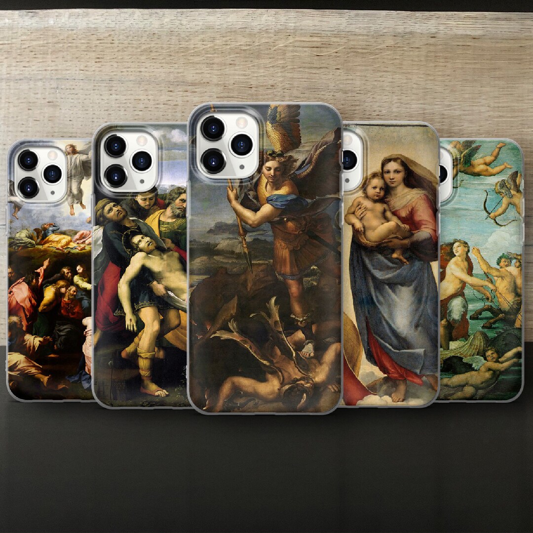 Raphael Paintings Phone Case Classic Art Phone Cover for Etsy