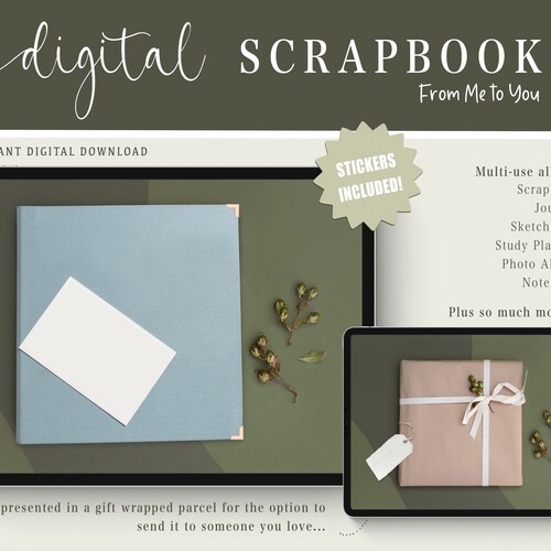 Digital Photo Album. Suitable for Goodnotes Notability Etsy