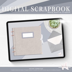 DIGITAL SCRAPBOOK - Making Memories Scrapbook / Journal / Notebook / Sketchbook / Photo Album / GoodNotes / Notability / iPad Planner