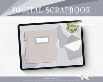DIGITAL SCRAPBOOK - Making Memories Scrapbook / Journal / Notebook / Sketchbook / Photo Album / GoodNotes / Notability / iPad Planner