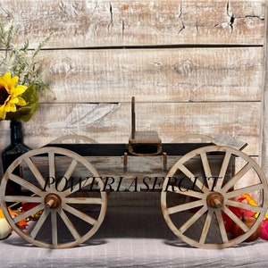 Old Fashioned Wagon SVG, DIGITAL DOWNLOAD, Buckboard Wagon, Rustikale Bauernhaus Dekor, Glowforge,