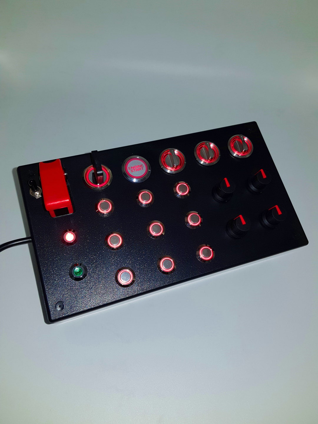 Pc Usb Button Box 30 Functions for Truck & Racing Simulators Combined ...