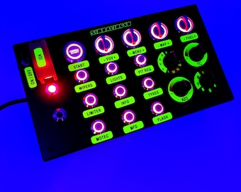 PC USB 28 Functions Button Box for Sim Racing Flight Simulator or