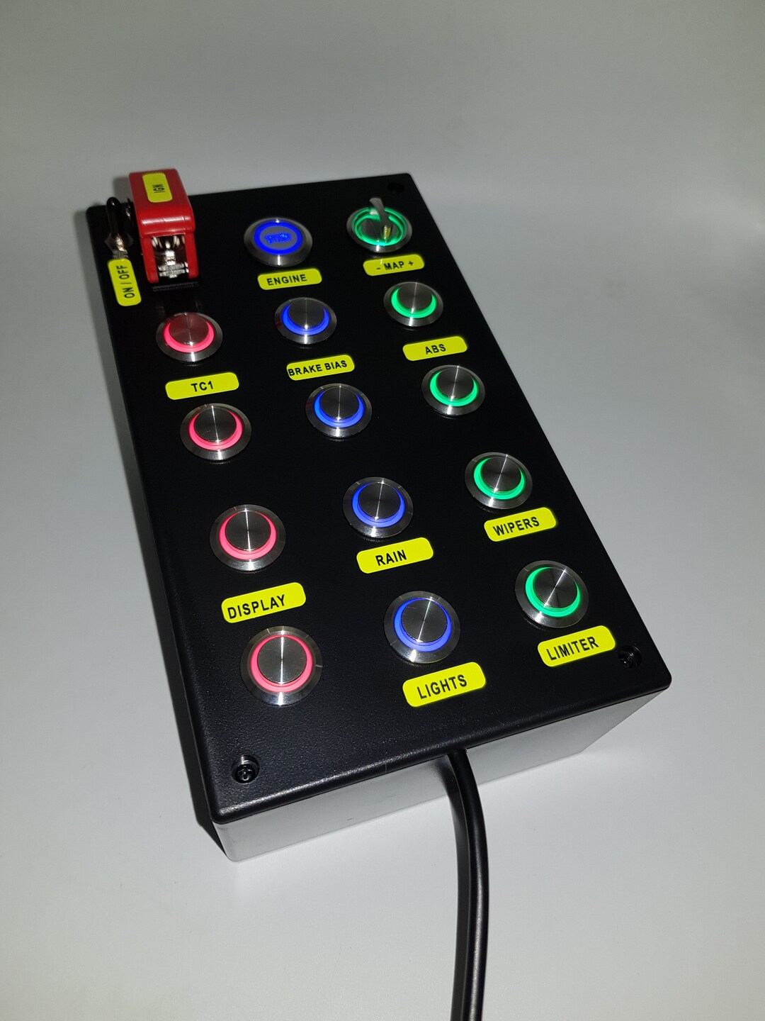 Ps5 Assetto Corsa Competizione Usb Button Box 16 Functions - Etsy