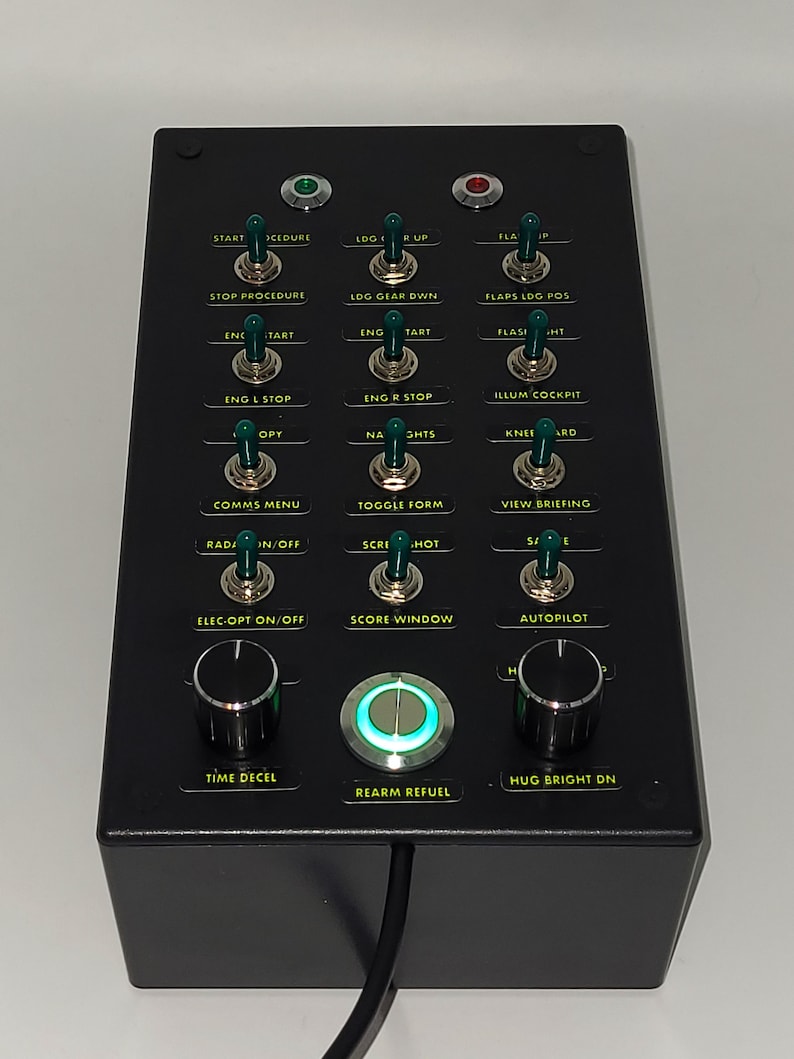 Pc USB Button Box 29 Functions for DCS Including Labels Sheet - Etsy