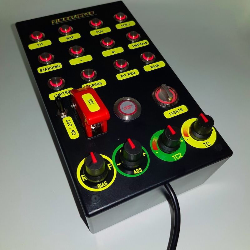 Sim Racing Button Box - Etsy