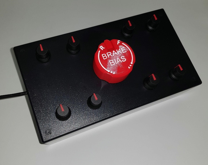 PC Usb 9 Rotary Encoders With RED Bbias Button Box 18 Functions ...