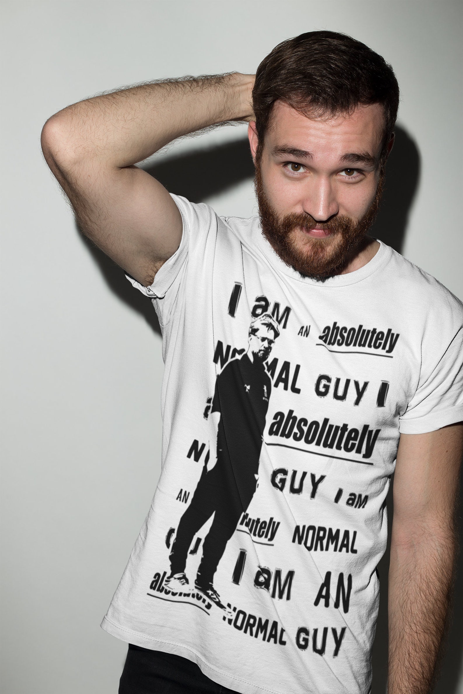 Jurgen Klopp T-shirt Liverpool Tee Liverpool Fans Mens Liverpool T-shirt Fashion T-shirt YNWA 