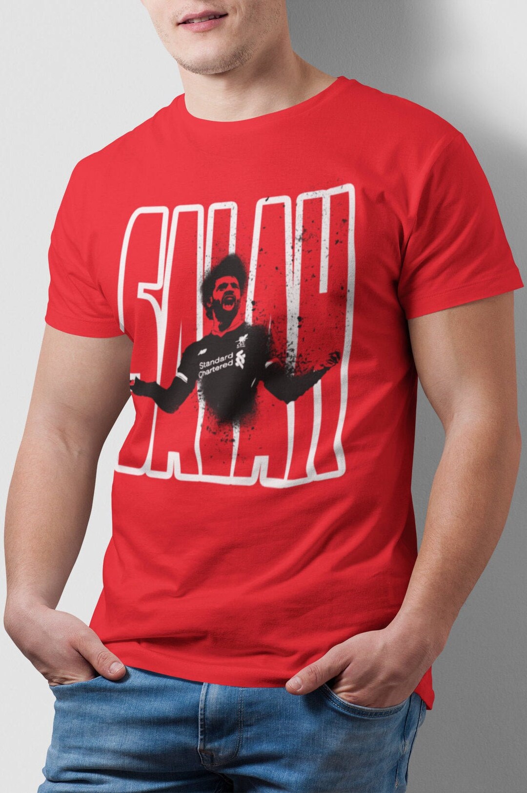 Mo SALAH T-shirt Liverpool T-shirt LFC T-shirt Egyptian - Etsy