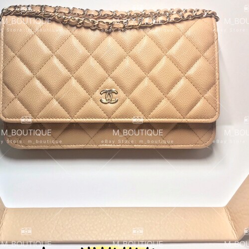 Bag Insert Base / Side Protector Saver Shaper designed for C H A N E L Wallet On Chain (woc) (Bag NOT Included)