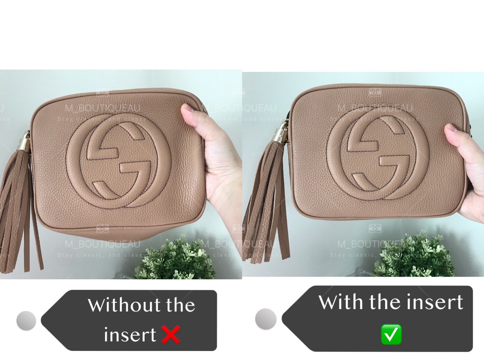 Bag Insert Base / Side Protector Shaper designed for GUCCI Etsy