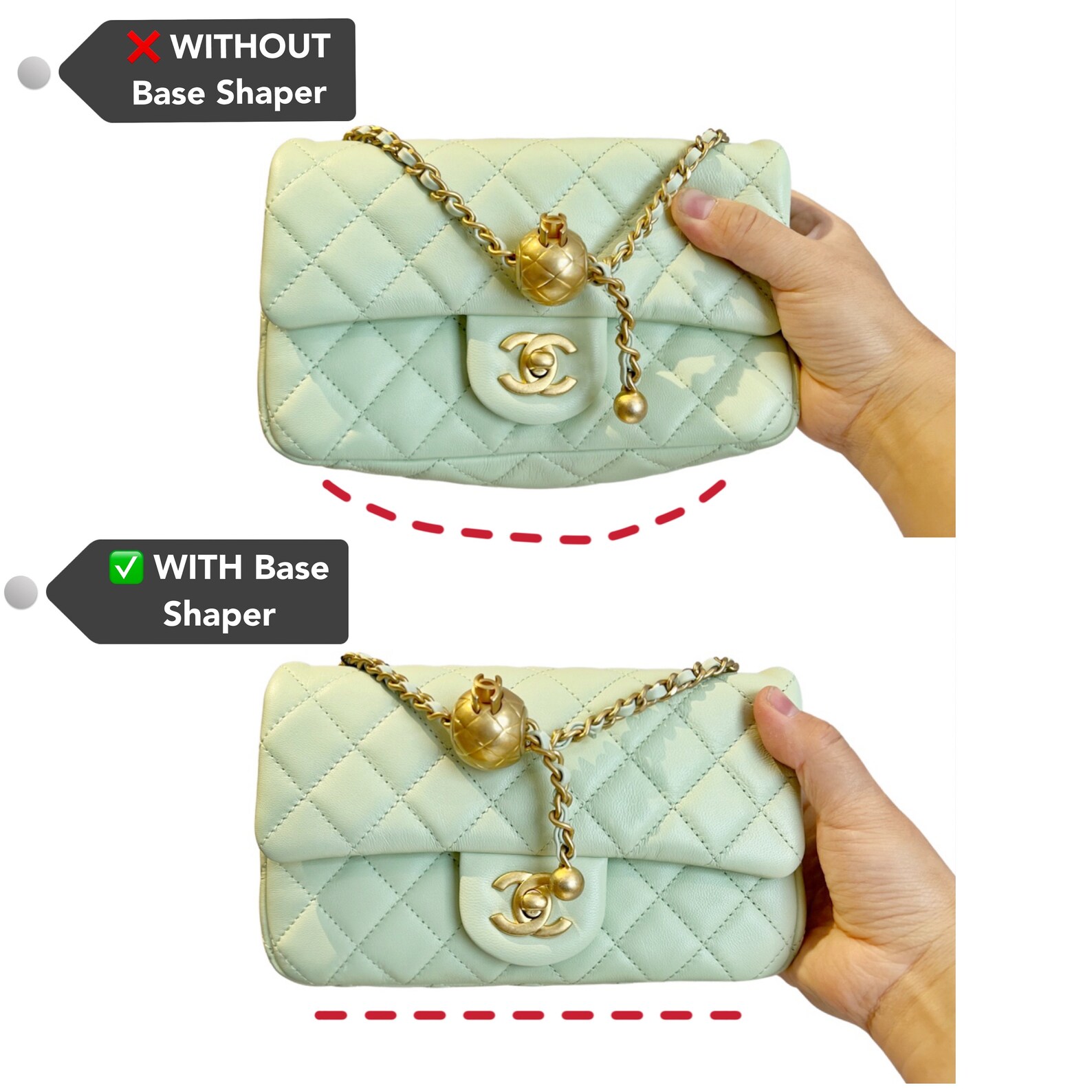 Bag Insert / Base Shaper / Saver Side Protector Designed for C Etsy