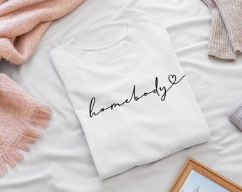 Sudadera Homebody, Linda Camisa Gráfica, Regalo Introvertido, Regalo Para Homebody