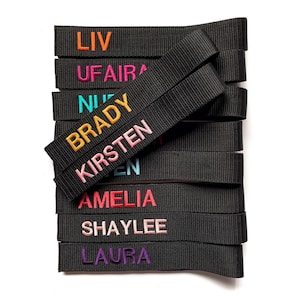 T92 Name Customised Velcro Luggage Tag Etsy
