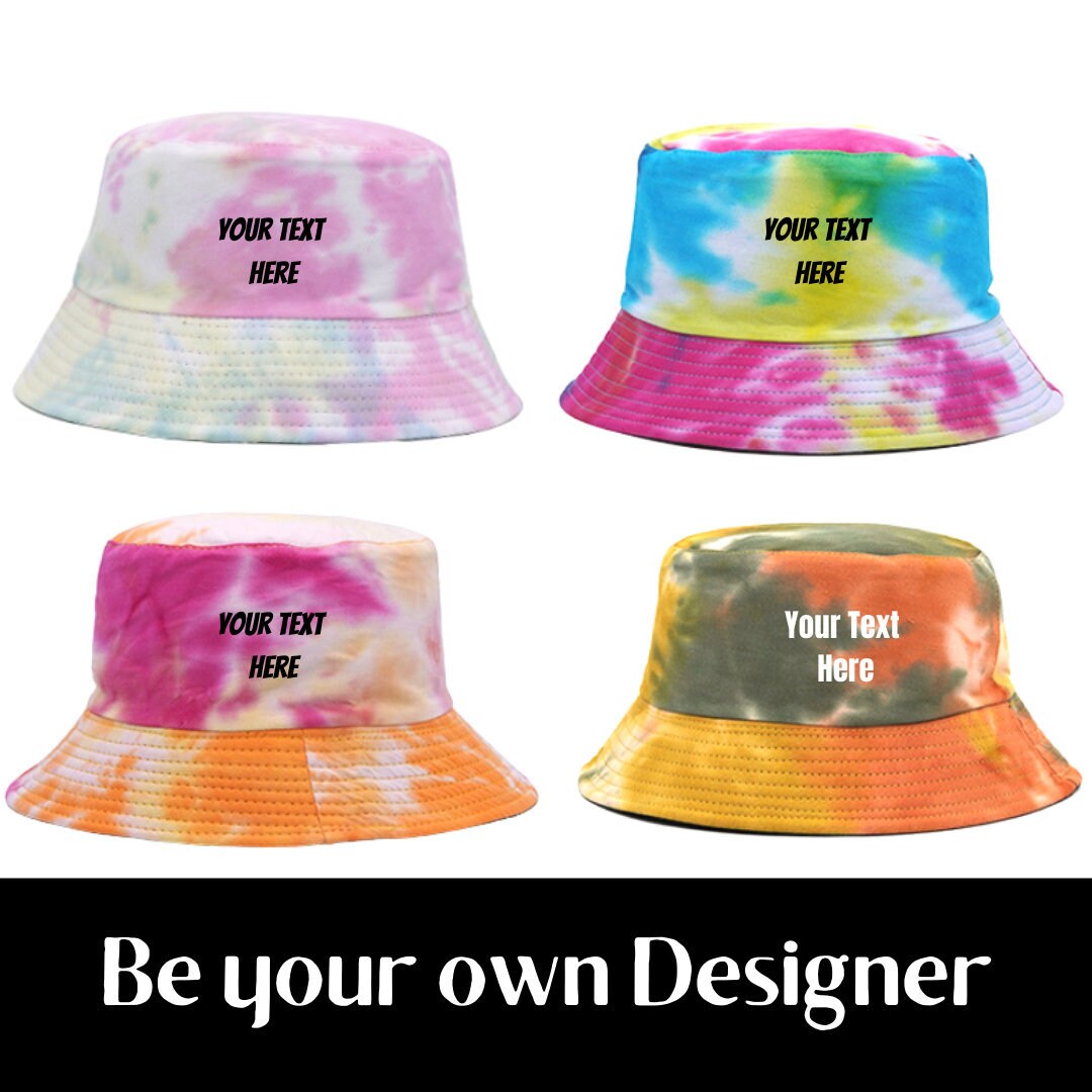 Tie Dye Bucket Hat - Etsy